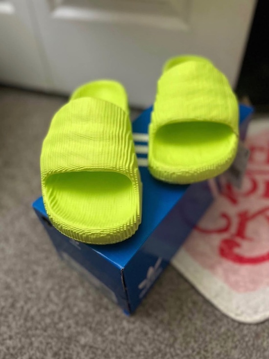 adidas Shoes - Adidas Adilette 22 Slides Neon Yellow Men’s 8 / Women’s 9-9.5 NEW